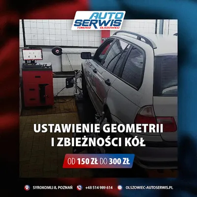 AUTO-SERWIS TOMASZ OLSZOWIEC Warsztat samochodowy Naprawy | Serwis klimatyzacji | Geometria 3D I Poznań - Piątkowo
